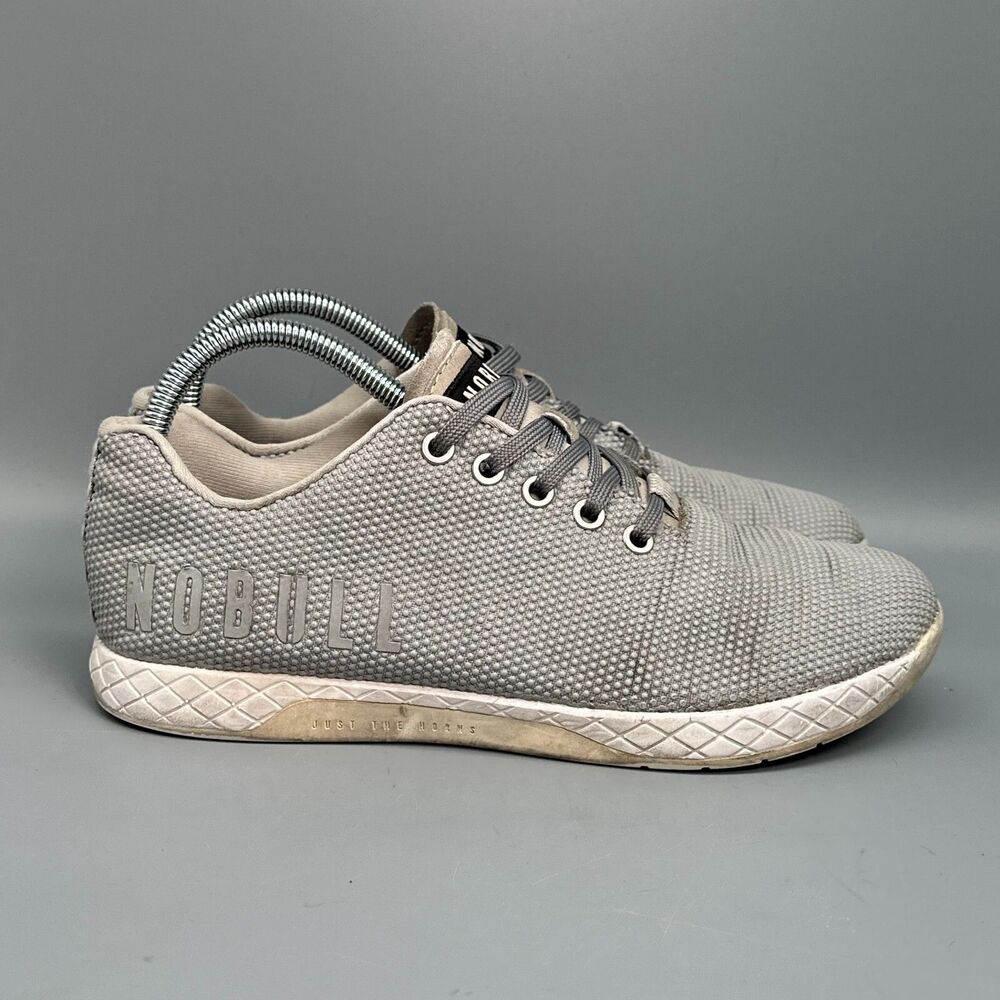 Nobull Outwork Womens 8.5 Heather Gray Training Running Sneakers Lace-Up Low Top